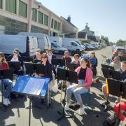Animation Fourchambault en fête au marché